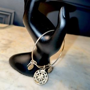 Alex and Ani Compass Silver Bracelet Necklace
